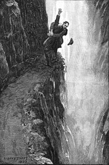 Sherlock Holmes and Professor Moriarty at the Reichenbach_Falls