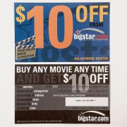 Bigstar “$10 off” coupon